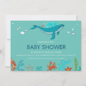 Ocean Party | Invitation Baby shower (Devant)
