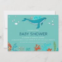 Ocean Party | Invitation Baby shower