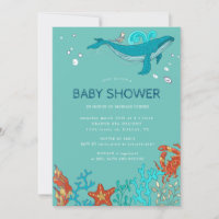 Ocean Party | Invitation Baby shower