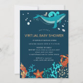 Ocean Party Virtual Baby shower Invitation (Voorkant)