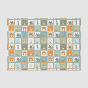 Ocean Patchwork Tissuepapier