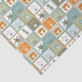 Ocean Patchwork Tissuepapier (Detail)