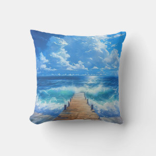 Ocean Pier en Sky Outdoor Kussen