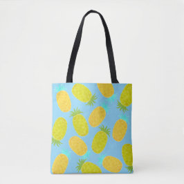 Ocean Pineapples Sky Pattern Tote Bag