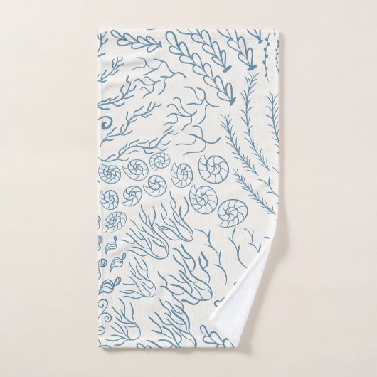 Océan | Plage | Corail (Serviette à main)