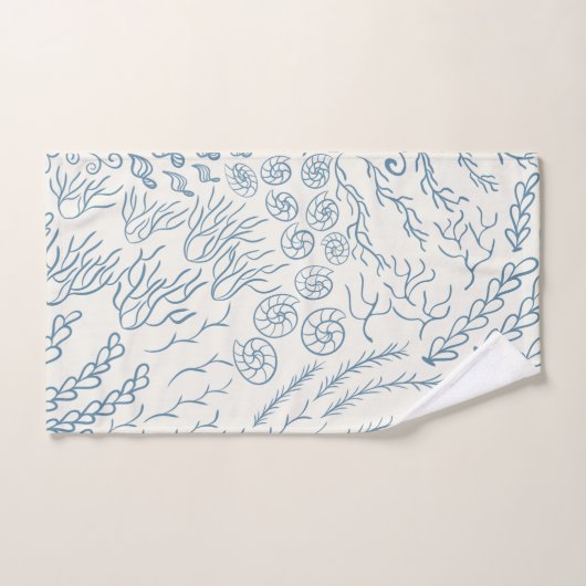 Océan | Plage | Corail (Serviette à main)