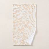 Océan | Plage | Corail (Serviette à main)