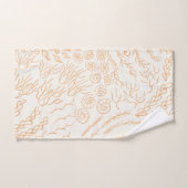 Océan | Plage | Corail (Serviette à main)