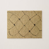 Ocean Plait Nautical Rope Mat Legpuzzel (Horizontaal)