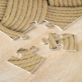 Ocean Plait Nautical Rope Mat Legpuzzel (Zijkant)