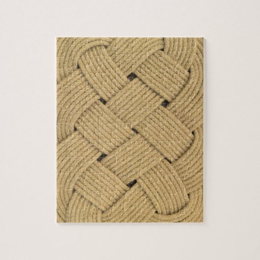 Ocean Plait Nautical Rope Mat Legpuzzel (Verticaal)