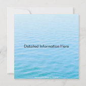 Océan profond ; Douce Amour / Invitations pour tou (Dos)