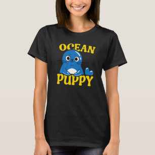 Ocean Puppy Onderwater Dier Marine Biologie Seal T-shirt