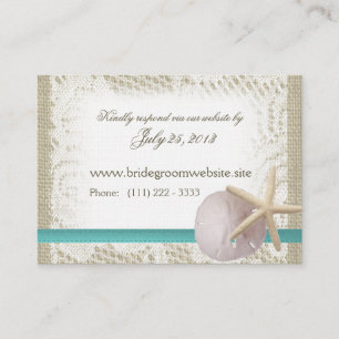 Ocean Romance Small Insert Card Informatiekaartje