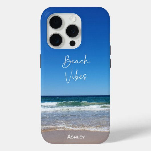 Ocean Sand Beach Gepersonaliseerd Case-Mate iPhone Case (Achterkant)