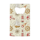 Ocean Scene Kredietkaart Flessenopener (Voorkant)