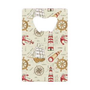 Ocean Scene Kredietkaart Flessenopener