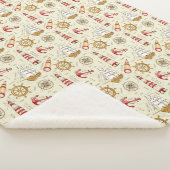 Ocean Scene Sherpa Deken (3/4)