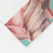Ocean Seashells - Aangepaste naam Fleece Deken (Hoek)