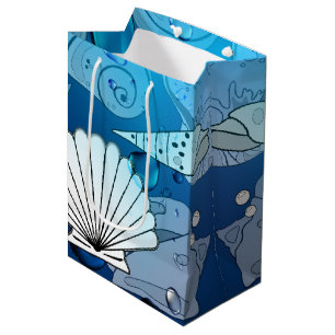 Ocean Seashells Beach Aqua Medium Cadeauzakje