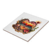 Ocean Seashells Beach Sunset Kitchen Bathroom Cer Tegeltje (Zijkant)
