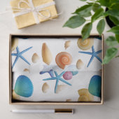 Ocean Seashells Decoupage Lg Elements Tissuepapier (Geschenk)