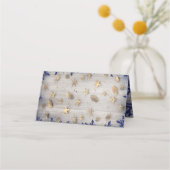 Ocean Seashells Gold en Navy Nautical (Achterkant)