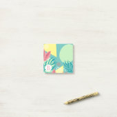 Ocean Seaweed Modern Geometric Post-it® Notes (Op bureau)