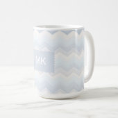 Ocean Shades Waterverf Chevron Koffiemok (Voorkant rechts)