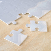 Ocean Shades Waterverf Chevron Legpuzzel (Zijkant)