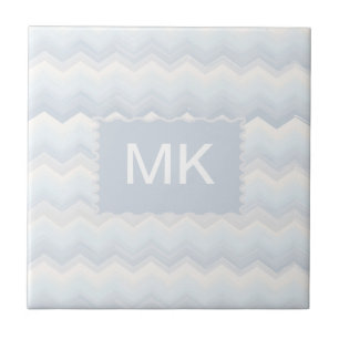 Ocean Shades Waterverf Chevron Tegeltje