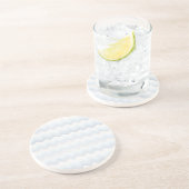 Ocean Shades Waterverf Chevron Zandsteen Onderzetter (Zijkant)