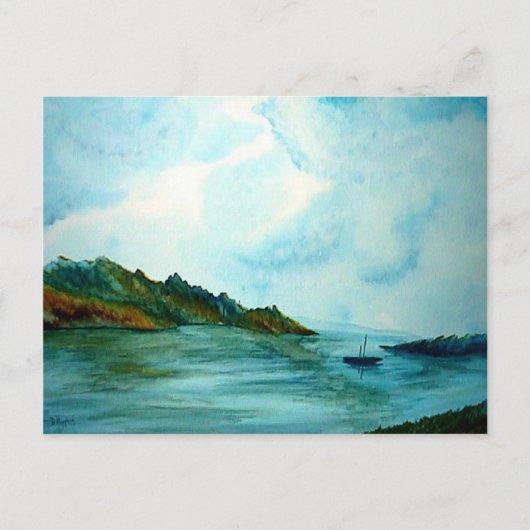 Ocean Shore Briefkaart (Voorkant)