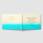 Ocean Shore Sandy Beach Bruiloft Gastenboek (Volledig)