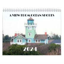Ocean Shores, WA, Schilderachtig fotokalender