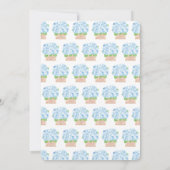 Ocean-Side Iets Blue Theme Vrijgezellenfeest Kaart (Achterkant)