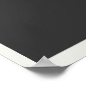 Ocean Solitude zwart-wit Poster (Hoek)