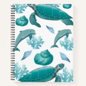 Ocean Soul Notebook | Beach-Inspired Aesthetic Notitieboek (Voorkant)