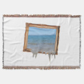Ocean Spilling out of Afbeelding Lijst Deken (Voorkant)