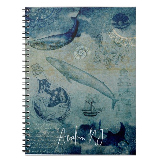 Ocean Spiral Journal/ Livre d'invités (Devant)