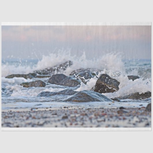 Ocean Splash 20x30 ontkoppeling Tissuepapier (Voorkant)