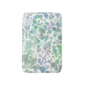 Ocean Spray Water Druppelt Waterverf Art Badmat (Voorkant Verticaal)