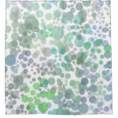 Ocean Spray Water Druppelt Waterverf Art Douchegordijn (Voorkant)