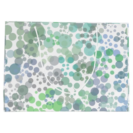 Ocean Spray Water Druppelt Waterverf Art Groot Cadeauzakje (Achterkant)