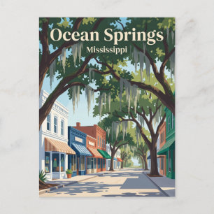 Ocean Springs Mississippi Briefkaart