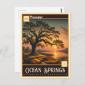 Ocean Springs, Mississippi |  Briefkaart (Voorkant / Achterkant)