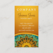 Ocean Star Mandala 2 Visitekaartje (Achterkant)