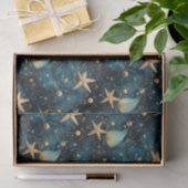 Ocean Starfish Patroon Weefselpapier Tissuepapier (Geschenk)