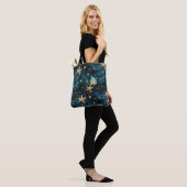 Ocean Starfish Pattern Shoulder Tas (Op model)