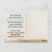 Ocean Starfish Reflection in Sunbril Briefkaart (Achterkant)